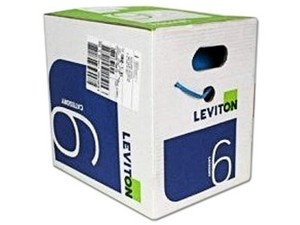 Leviton Bobina de Cable Cat6a UTP, 305 Metros, Azul 