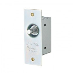 Leviton Atenuador Giratorio LEV-1865, 1 Módulo, Plateado 