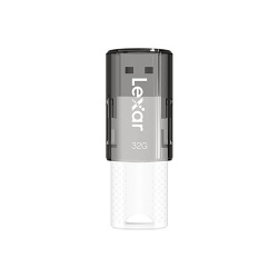 Memoria Flash Lexar JumpDrive S60, 32GB, USB 2.0, Blanco/Negro 