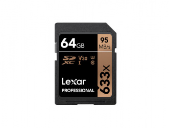 Memoria Flash Lexar 633x, 64GB, SDXC UHS-I Clase 10 