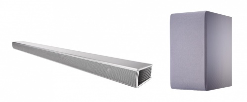 LG Barra de Sonido con Subwoofer SH5, Bluetooth, Inalámbrico, 2.1, 320W RMS, USB 2.0, Plata 