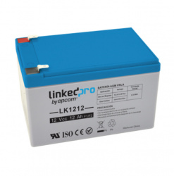 Linkedpro Batería para Alarma LK1212, 12V, 12A 