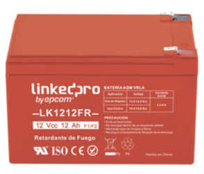 Linkedpro Batería para Alarma LK1212FR, 12V, 12A 