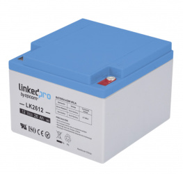 Linkedpro Batería para Alarma LK2612, 12V, 26A 