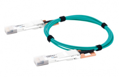 LinkedPRO Cable Fibra Óptica OM4 QSFP-DD Macho - QSFP-DD Macho, 1 Metro, Verde 