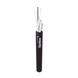 LinkedPRO Bobina de Cable Fibra Óptica Aérea Mini ADSS, Monomodo 12 Hilos, 4km, Negro 