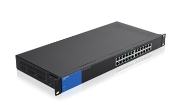 Switch Linksys Gigabit Ethernet para Rack LGS124P, 24 Puertos 10/100/1000 Mbps, 8000 Entradas - No Administrable ― ¡Envío gratis limitado a 10 productos por cliente! 