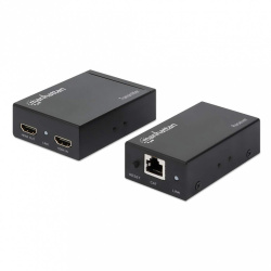 Manhattan Extensor HDMI de 3 Puertos 207461, 1920 x 1200 Pixeles, 1x RJ-45 