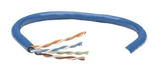 Manhattan Bobina de Cable Cat5e UTP, 305 Metros, Sólido, Azul (327749) 