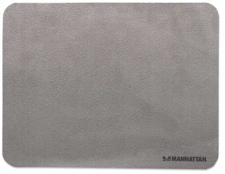 Mousepad Manhattan Multipropósitos 3 en 1 de Microfibra, 22x17cm, Grosor 1mm, Gris Obscuro 