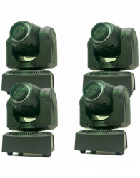 Megaluz Proyector de Luz Mini Beam, DMX/Rítmico/Automático - 4 Piezas 