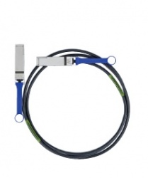 Mellanox Cable QSFP Macho - QSFP Macho, 3 Metros, Negro/Azul 