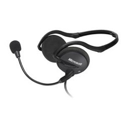 Microsoft Lifechat LX-2000 Audífonos con Micrófono, 3.5mm, Negro 