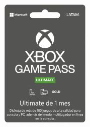 Microsoft Xbox Game Pass Ultimate 1 Mes LATAM QHW-00012