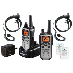 Midland Kit de 2 Radios Portátiles de 2 Vías LXT600VP4, 36 Canales, Negro/Plata 