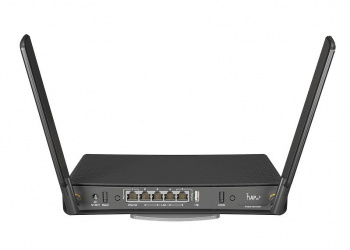 Router MikroTik  hAP ac3, 867 Mbit/s, 5x RJ-45,  Doble banda (2,4 GHz / 5 GHz), 2 Antenas Externas de 3dBi 