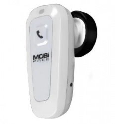 ﻿Mobifree Manos Libres MB-02007, Bluetooth, Inalámbrico, Blanco 