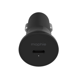 Mophie Cargador para Auto 409905969, 12V, 1 Puerto USB-C, Negro 