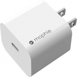 ﻿Mophie Cargador de Pared, 30W, 1x USB-C, Blanco 