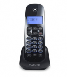 Motorola Teléfono Inalámbrico M750CE, 1 Auricular, Altavoz, Negro 