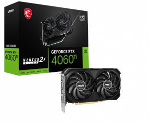 Tarjeta de Video MSI NVIDIA GeForce RTX 4060 Ti GEFORCE RTX 4060 TI VENTUS 2X, 8GB 128-bit GDDR6, PCI Express 4.0 