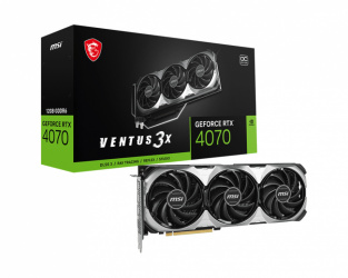 Tarjeta de Video MSI NVIDIA GeForce RTX 4070 VENTUS 3X 12G OC, 12GB 192-bit GDDR6X, PCI Express 4.0 ― ¡Compra y obtén de regalo Star Wars Outlaws! Un código por cliente 