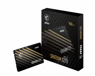 ﻿SSD MSI Spatium S270,3D NAND, 960GB SATA lll, 2.5