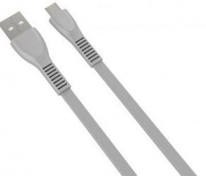 Naceb Cable USB A Macho - Micro USB B Macho, 1 Metro, Gris 