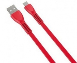 Naceb Cable USB A Macho - Micro USB B Macho, 1 Metro, Rojo 