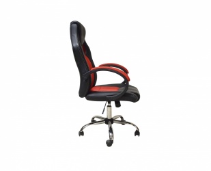 Naceb Silla Gamer Warpanther, hasta 120Kg, Negro/Rojo 