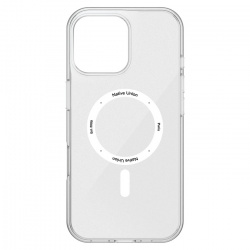 Native Union Funda Re Clear para iPhone 16 Pro Max, Blanco 