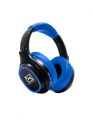 Necnon Audífonos con Micrófono NBH-02, Bluetooth, Inalámbrico, Azul 