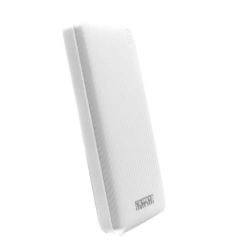 Cargador Portátil Necnon Power Bank NPW-10FC, Inalámbrico, 10.000mAh, Blanco 