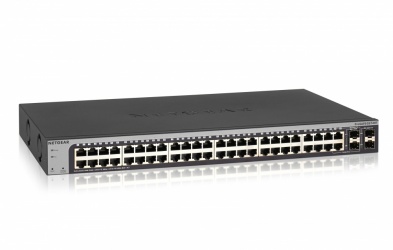 Switch Netgear Gigabit Ethernet ProSafe GS748Tv5, 48 Puertos 10/100/1000Mbps, 100 Gbit/s, 16.000 Entradas - Administrable 