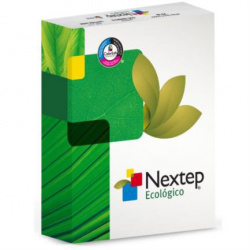 Nextep Papel Ecológico 75 g/m², 500 hojas de Tamaño Carta, Blancura 93% 