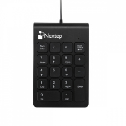 Nextep Teclado Numérico NE-417, Alámbrico, USB, Negro 