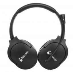 Nextep Audífonos con Micrófono NE-424, Bluetooth, Inalámbrico, Negro 