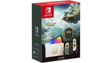 Nintendo Switch OLED 64GB, Wi-Fi, Edición The Legend of Zelda Tears of the Kingdom - Versión Japonesa 