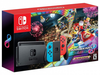 Nintendo Switch Mario Kart, 32GB, WiFi, Negro/Azul/Rojo 