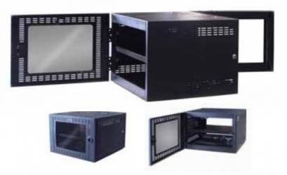 Gabinete North System CAWM6S-BKT de Pared, 6U, hasta 50kg 