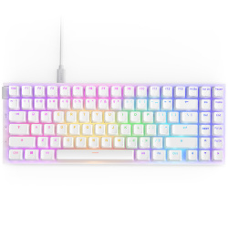 Teclado Gamer NZXT Function 2 MiniTKL, Switch Optical Red, Alámbrico, USB, Blanco (Inglés) 