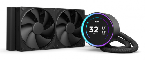 NZXT Kraken Elite 240 V2 Enfriamiento Líquido para CPU, 2x 120mm, 1200 - 2000RPM, Negro 