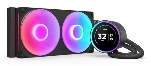 NZXT Kraken Elite 280 V2 RGB Enfriamiento Líquido para CPU, 2x 140mm, 500 - 2000RPM, Negro 