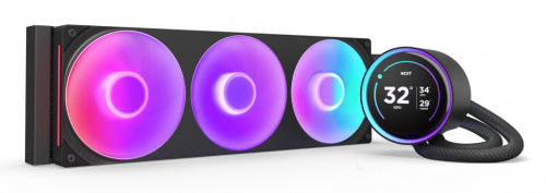 NZXT Kraken Elite 360 RGB V2 Enfriamiento Líquido para CPU, 3x 120mm, 500 - 2400RPM, Negro 