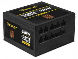 Fuente de Poder Ocelot Gaming OPS850 80 PLUS Gold, Modular, 24-pin ATX, 120mm, 850W 