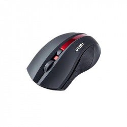 Mouse Ergonómico OEM Láser WXMO-19, Inalámbrico, USB, 1200DPI, Negro/Rojo 