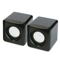 ONE Bocinas para Computadora EV-201, Alámbrico, 3W RMS, USB, Negro 