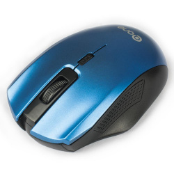 Mouse Óptico One EM-116, Inalámbrico, USB, 1000DPI, Azul 