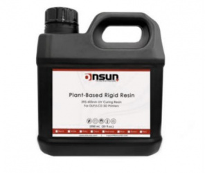 Onsun 3D Resina para Impresora 3D ON-PBRS30143BK, Vegetal, 1 Litro, Negro 