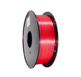 Onsun 3D Bobina de Filamento PLA Seda, 1.75mm, 1Kg, Rojo 